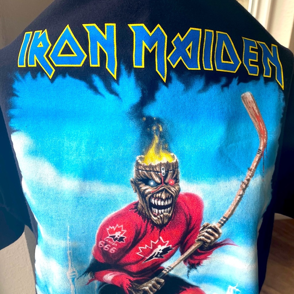 🤘2008 IRON MAIDEN Rare Canadian Tour shirt - Picture 5 of 9